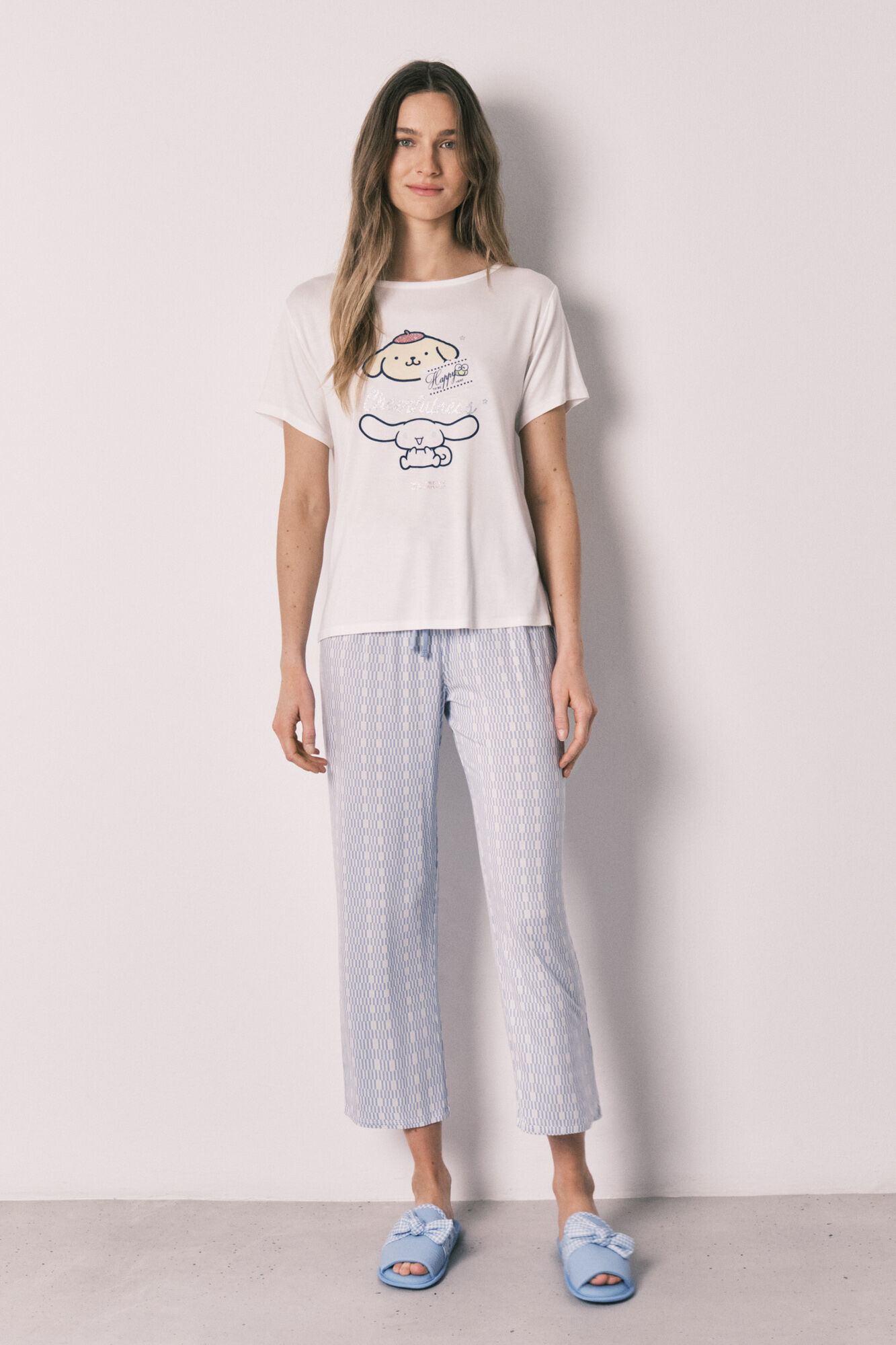 Women'secret Geometric print long pyjamas Cinnamoroll