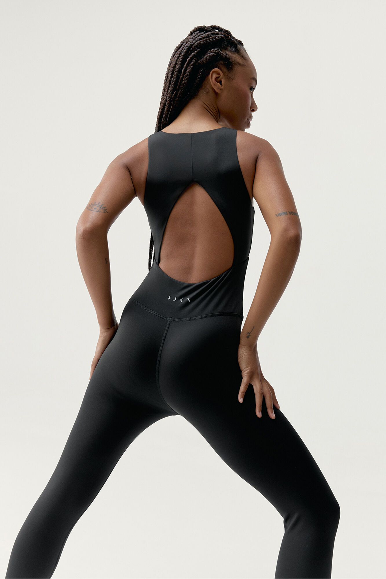 Born Living Yoga Langer Sport-Jumpsuit Corpo Black