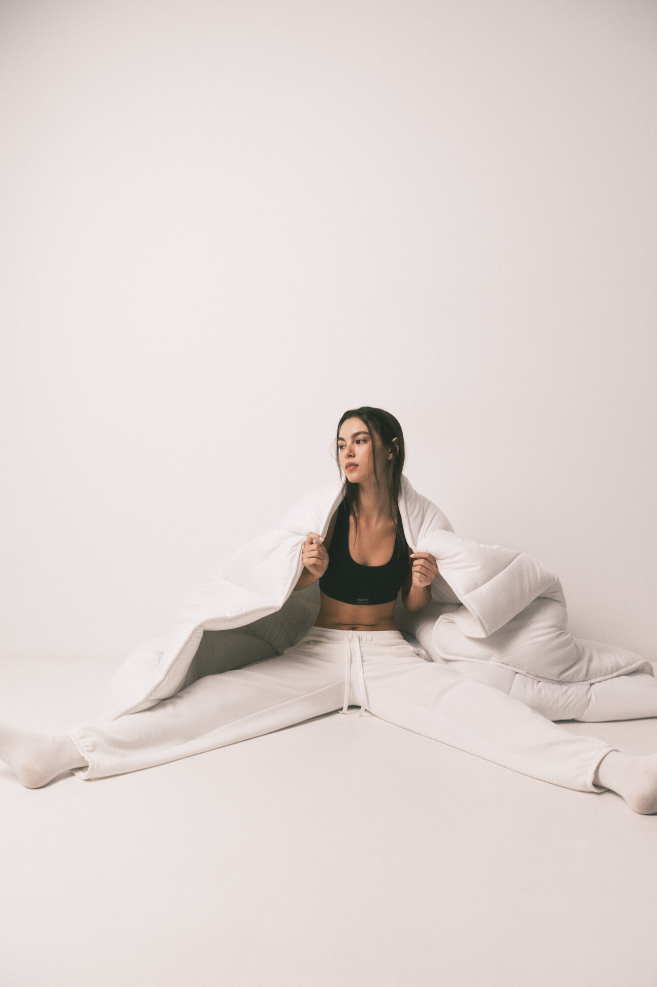 HI&BYE Sujetador deportivo Seamless negro