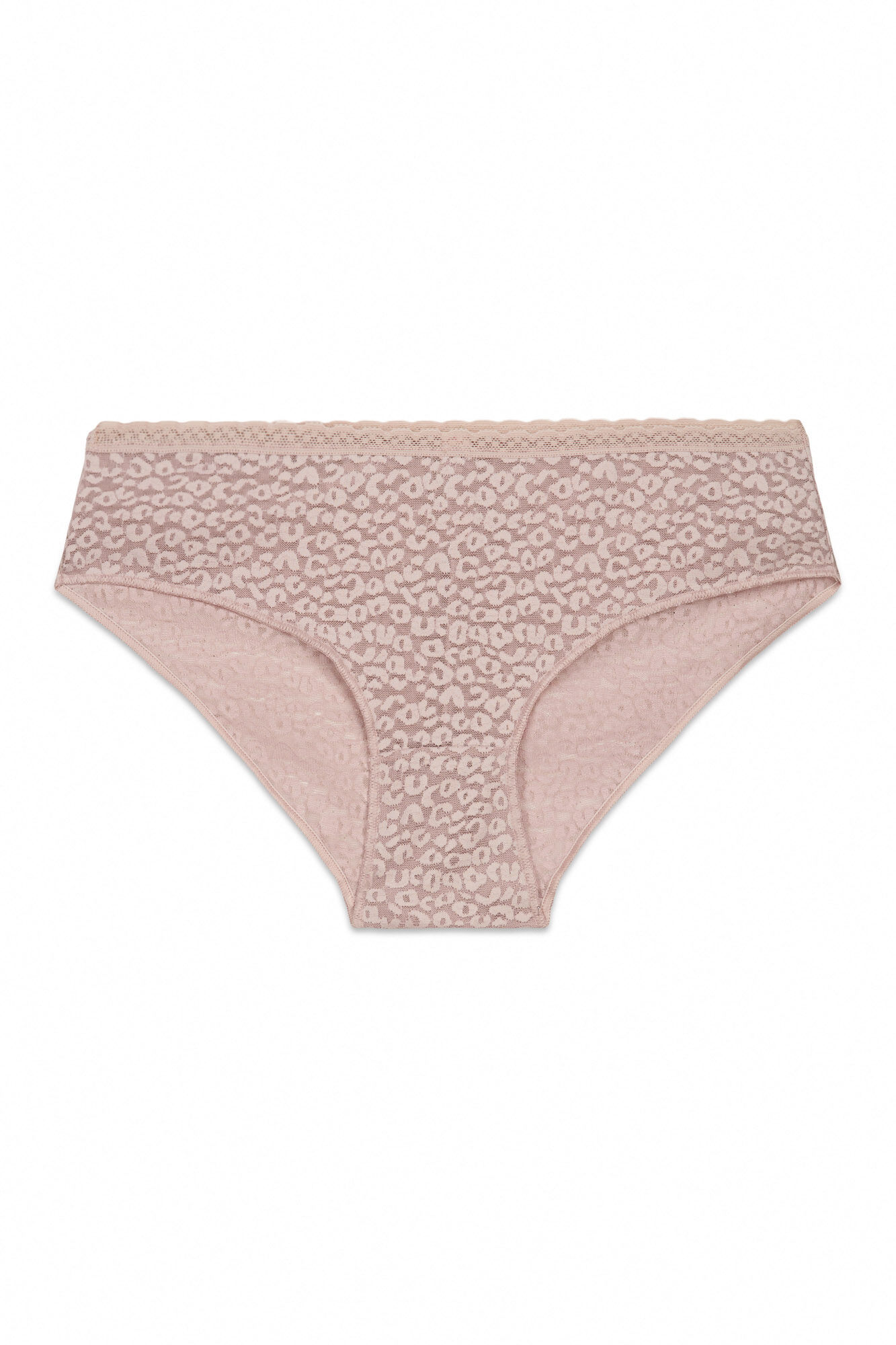 Penti Braguitas hipster de cintura normal con estampado floral de encaje