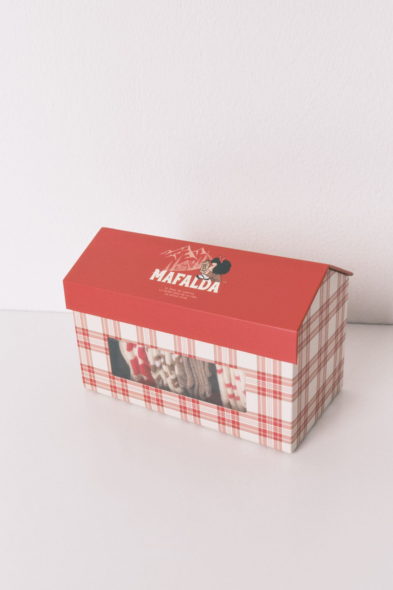 Women'secret Pack of 6 long cotton socks Mafalda  