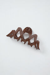 Women'secret Brown wavy hair clip nude
