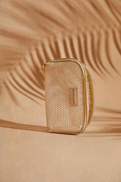 Womensecret Mini gold vanity case yellow