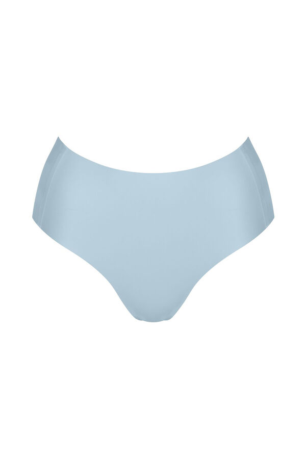Sloggi Cueca cintura alta em microfibra sem costura azul