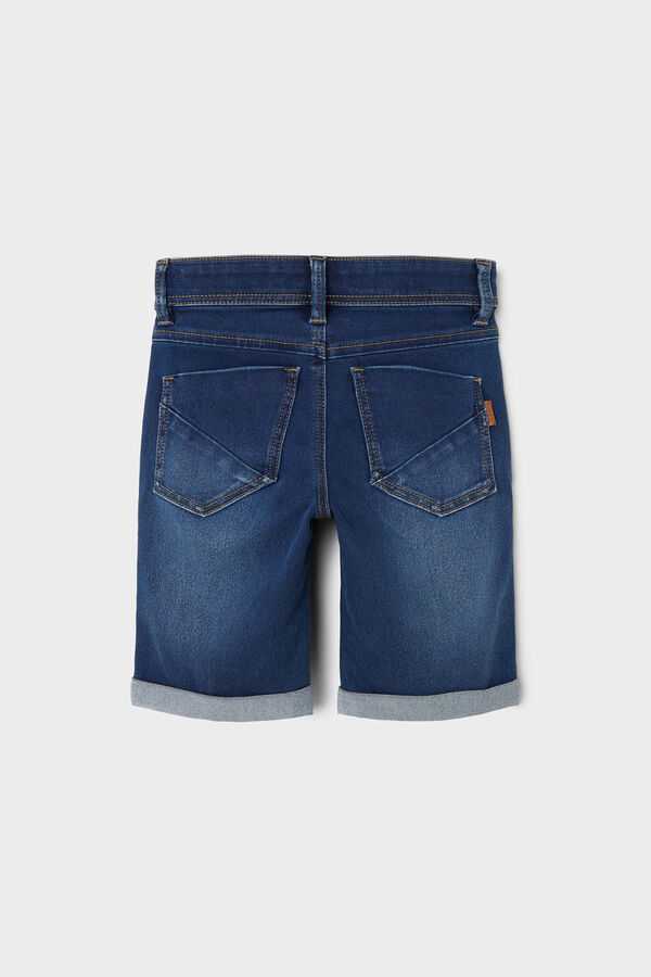 Womensecret Boys' denim Bermuda shorts blue