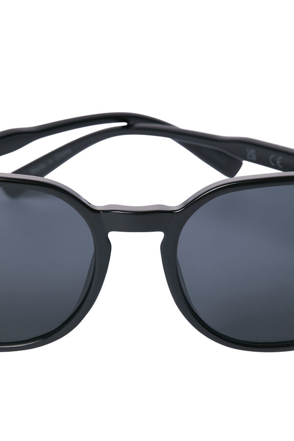 Jack & Jones Gafas sol redondas cl&aacute;sicas negro negro
