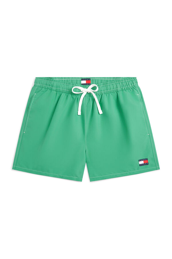 Tommy Hilfiger Embroidered flag men's swimwear green