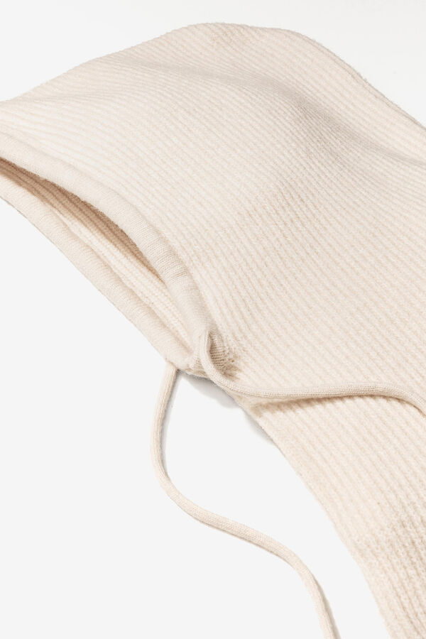 Vilanova Cuello de Punto con Capucha nude