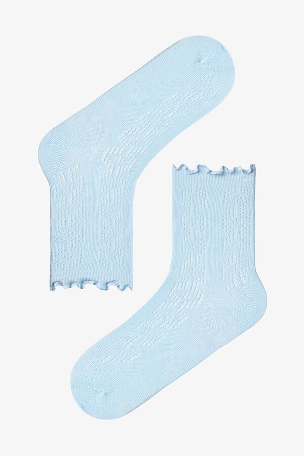 Penti Pack 2 ruffle ankle socks printed