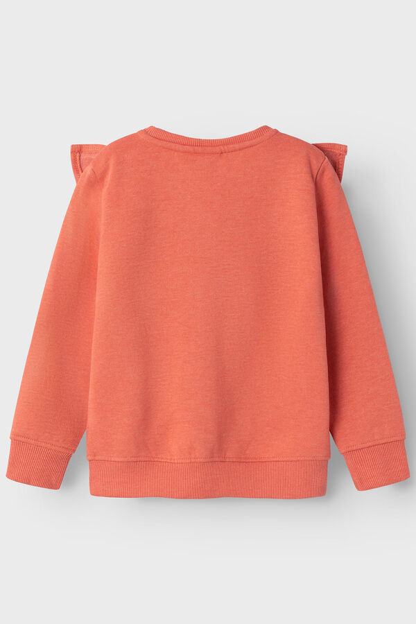 Womensecret Girls' sweatshirt with detail    rouge