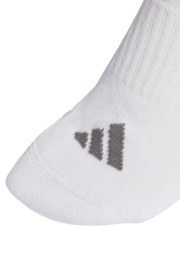 Adidas Pack of 3 sports 3-stripe socks pink