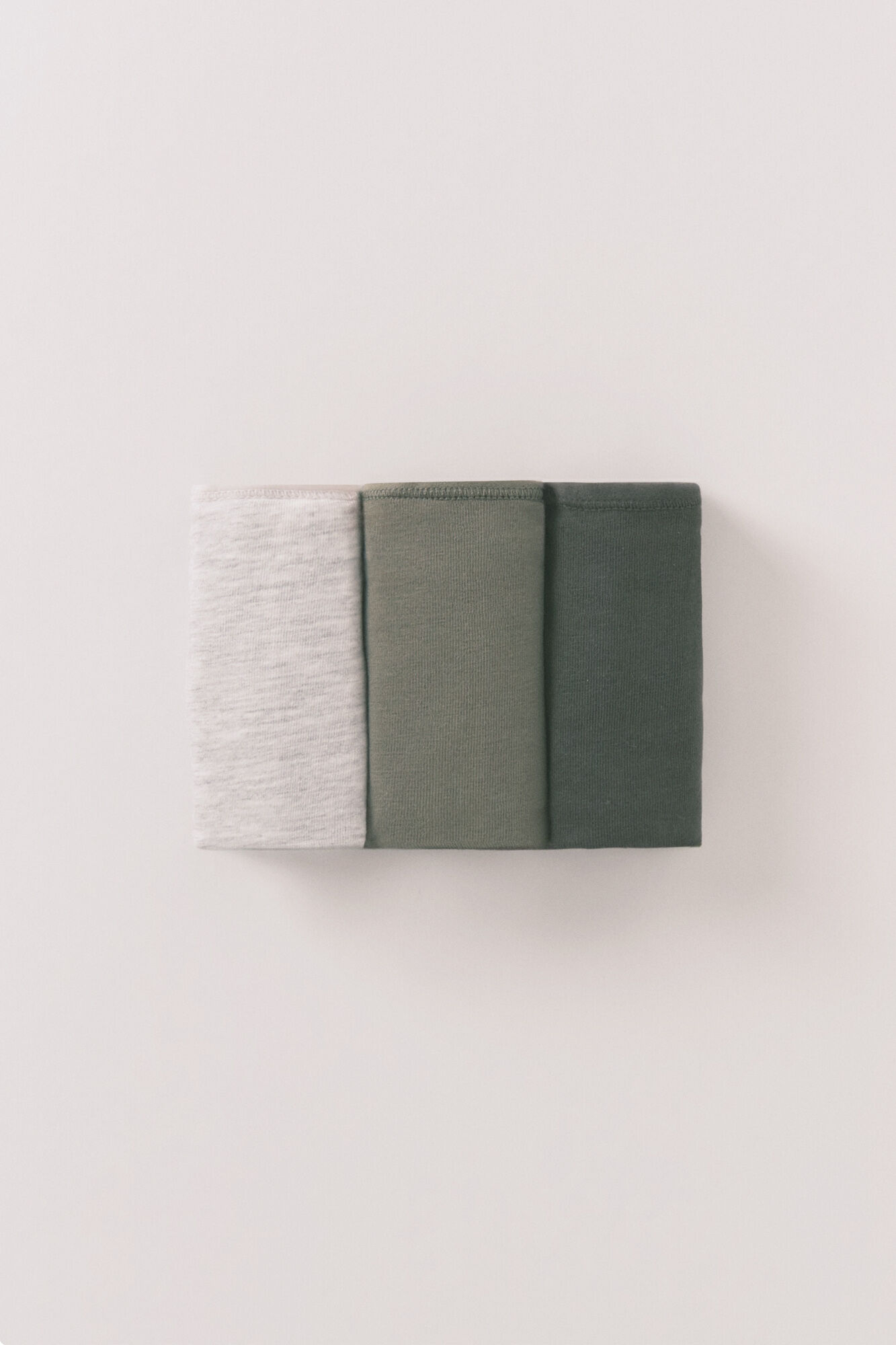 Women'secret Pack of 3 classic white logo panties