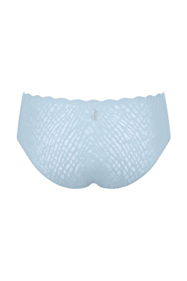 Sloggi Classic invisible lace hip panty blue