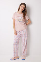 Womensecret Pyjama Snoopy rose 100% coton rose