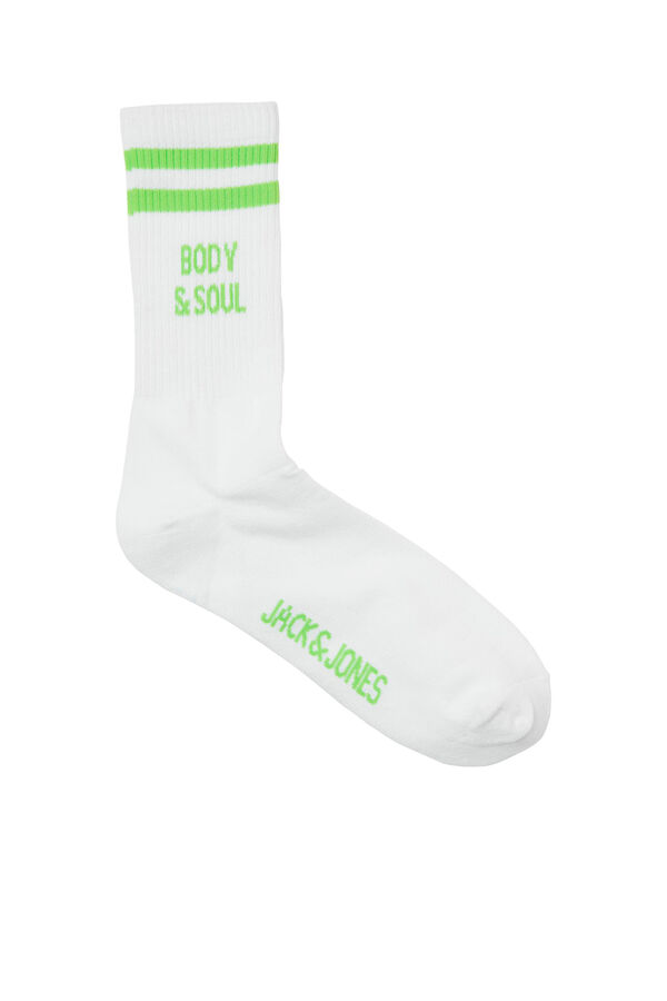 Jack & Jones Calceltines altos de tenis print Good Vibes green
