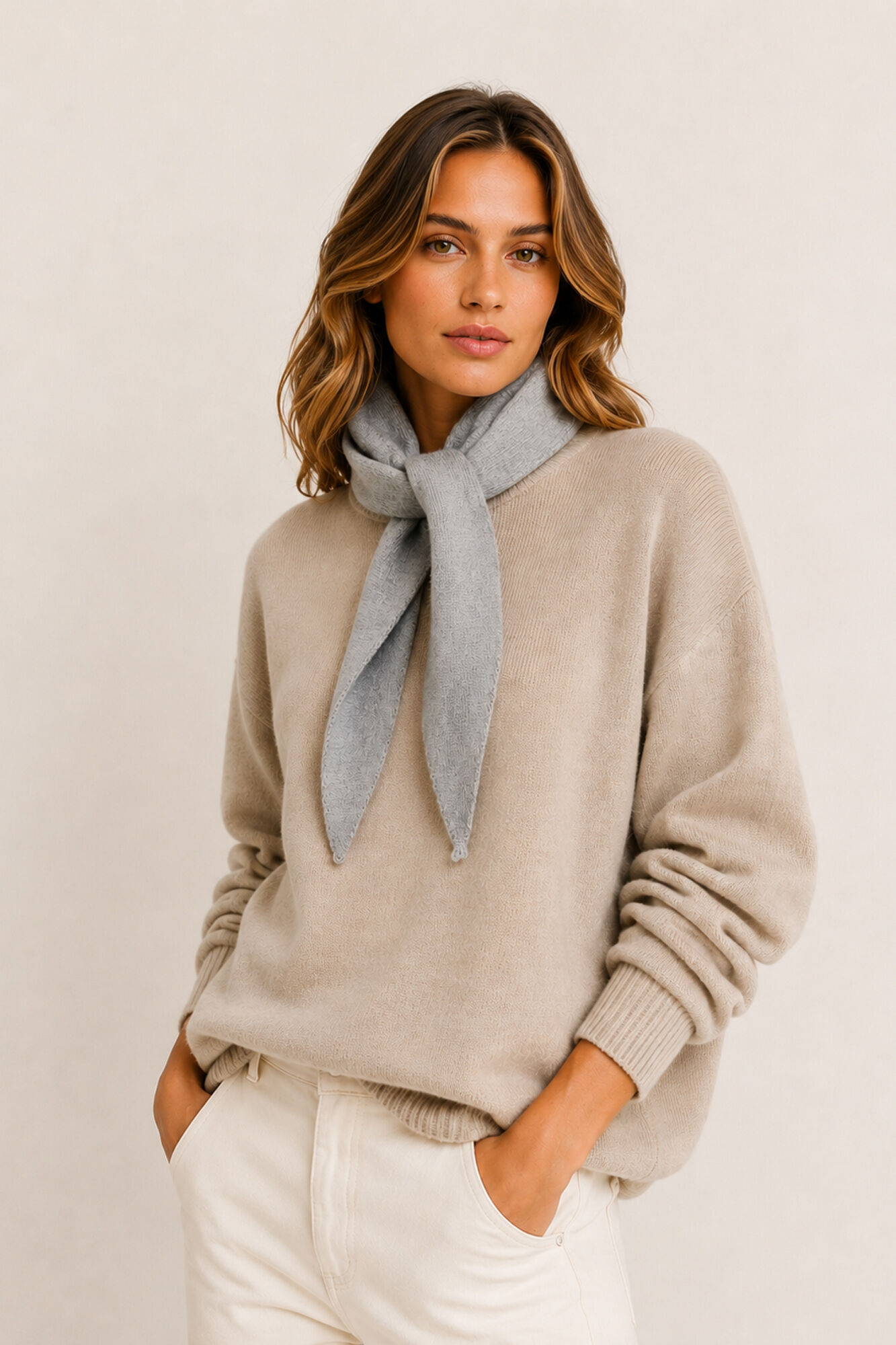 Pieces Triangle scarf