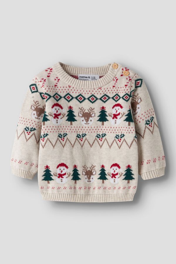 Name it Christmas jumper Braun