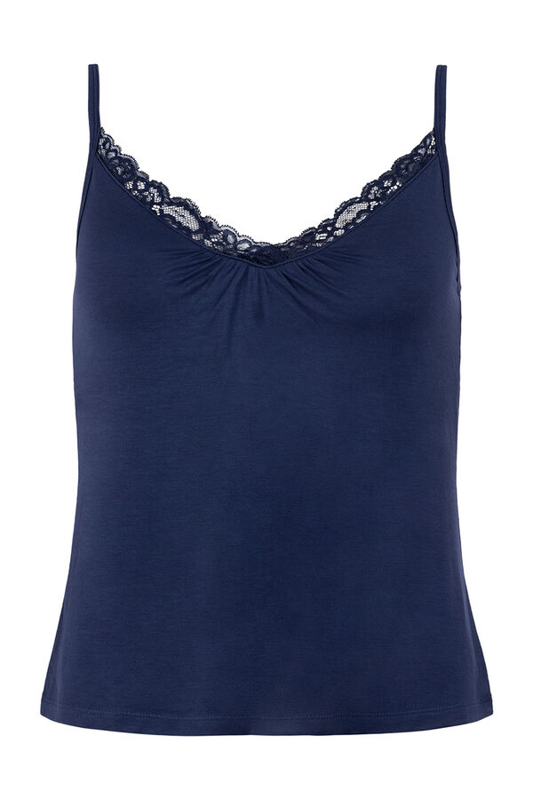 Dorina Camiseta lencera Aurora azul