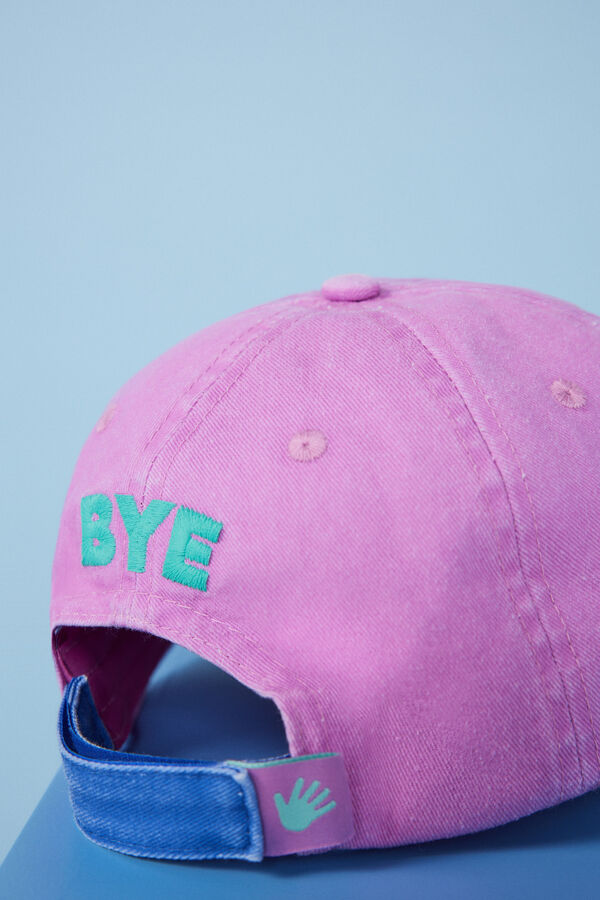 Womensecret Pink embroidered logo hat pink