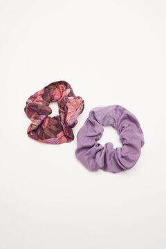 Womensecret Pack of 2 large fabric scrunchies  brown