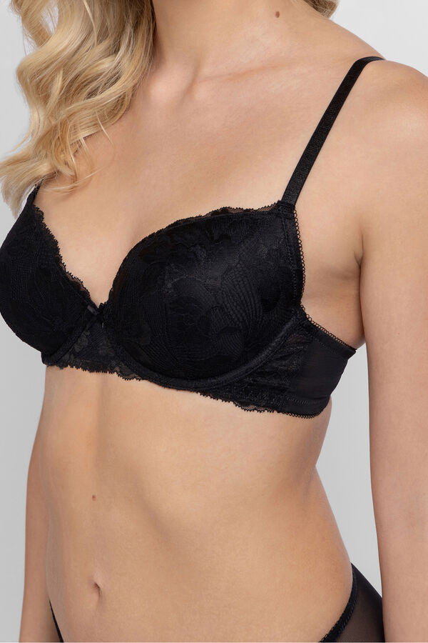 Dorina Sujetador escote profundo Perfect lace negro