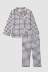 Gocco Grey gingham pyjamas grey