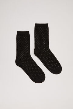 Womensecret Black cotton socks black