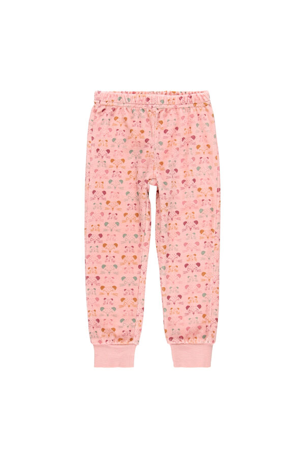 Bob&Oli Pijama terciopelo de ni&ntilde;a - org&aacute;nico rosa