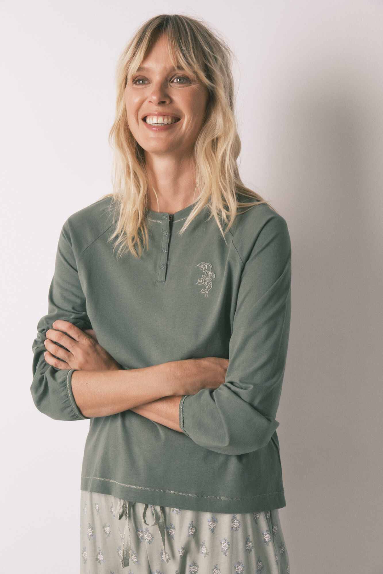 Women'secret Long pyjamas with floral trouser