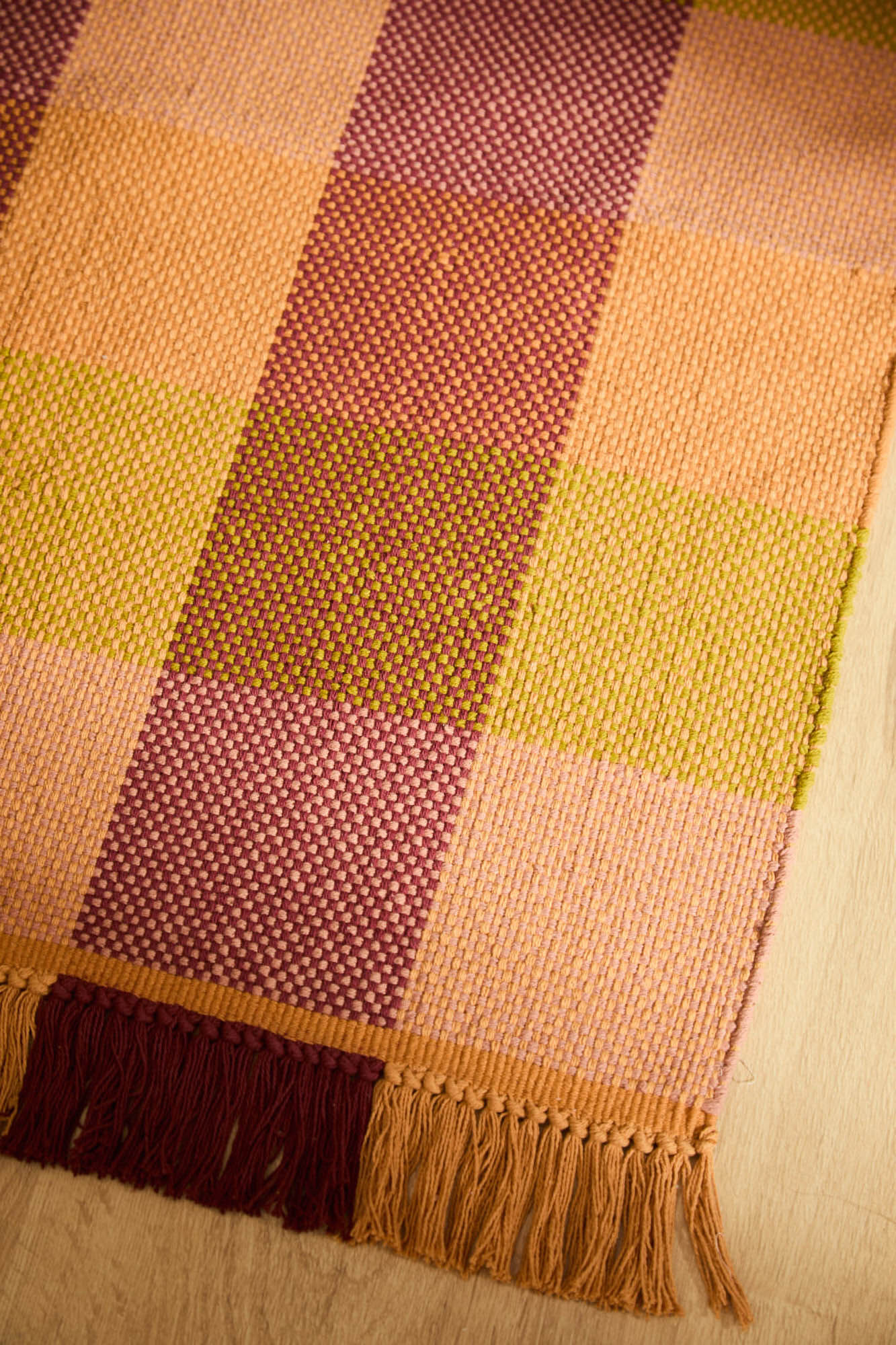 Calma House Croma geflochtener Baumwollteppich