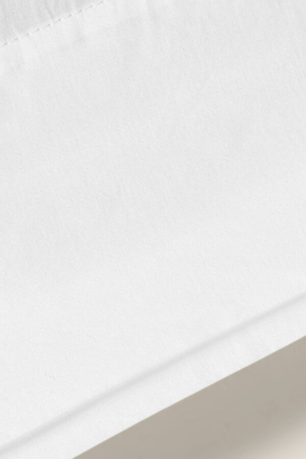 Womensecret Kissenbezug Baumwollsatin. Bett 135-140 cm. Weiß