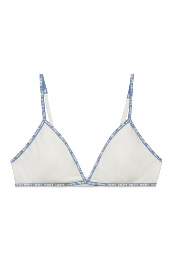 HI&BYE Beli trouglasti grudnjak Bež