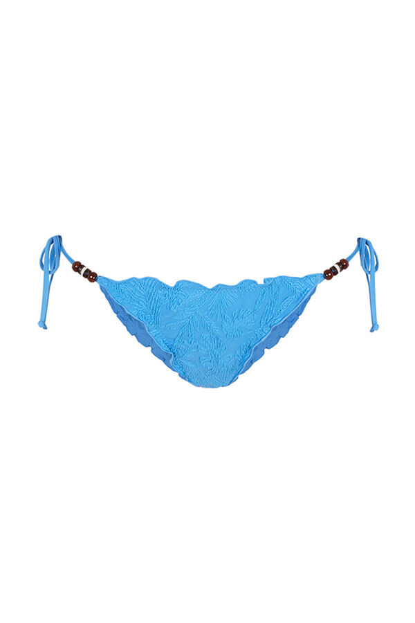 Womensecret Blue bikini bottoms with side ties blue