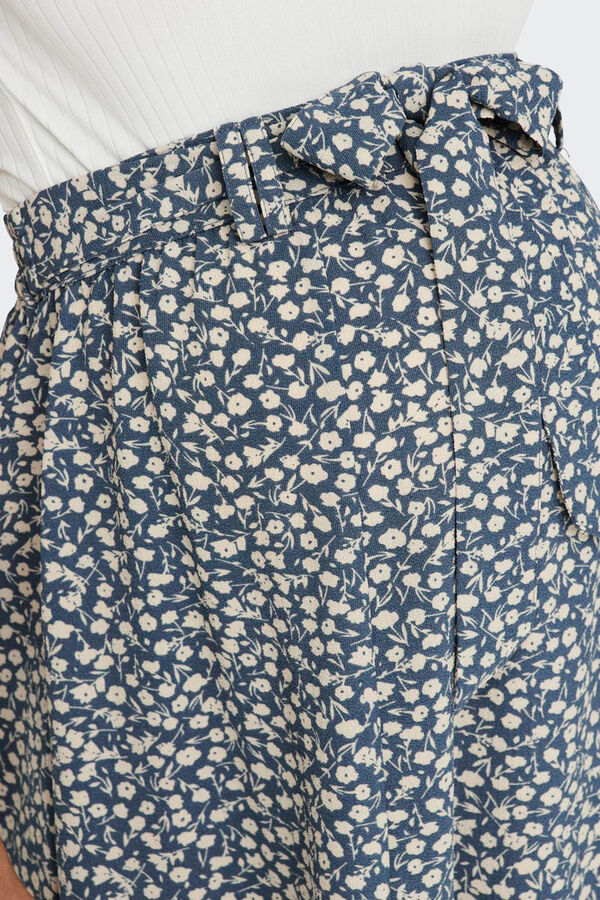 Only Maternity Falda midi estampado floral premam&aacute; gris