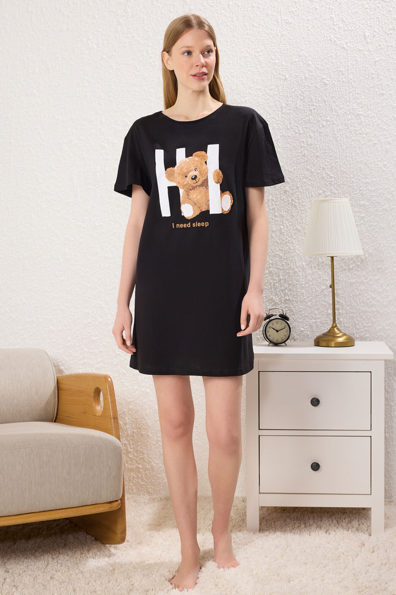 Trendyol Camis&oacute;n manga corta serigrafia oso