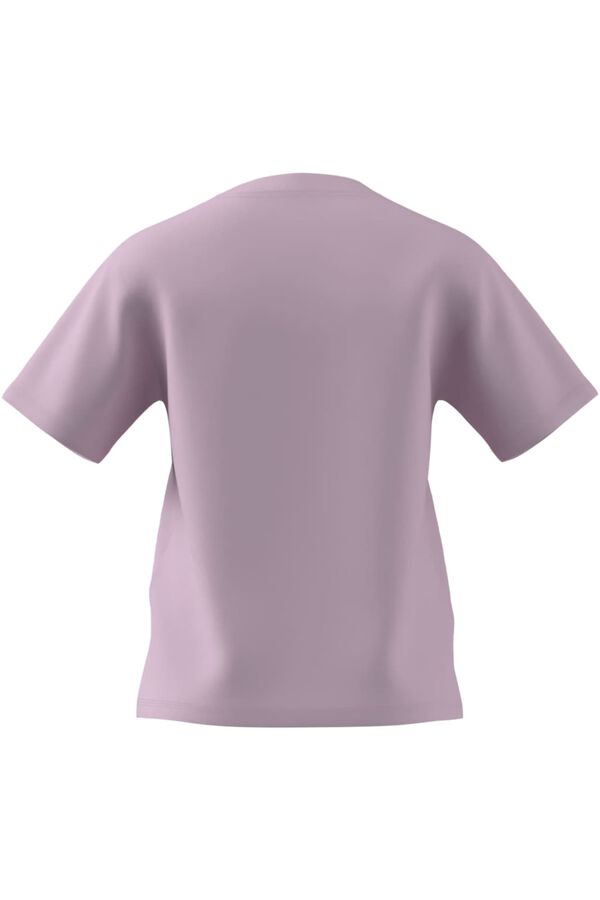 Adidas Camiseta algod&oacute;n logotipo peque&ntilde;o rosa