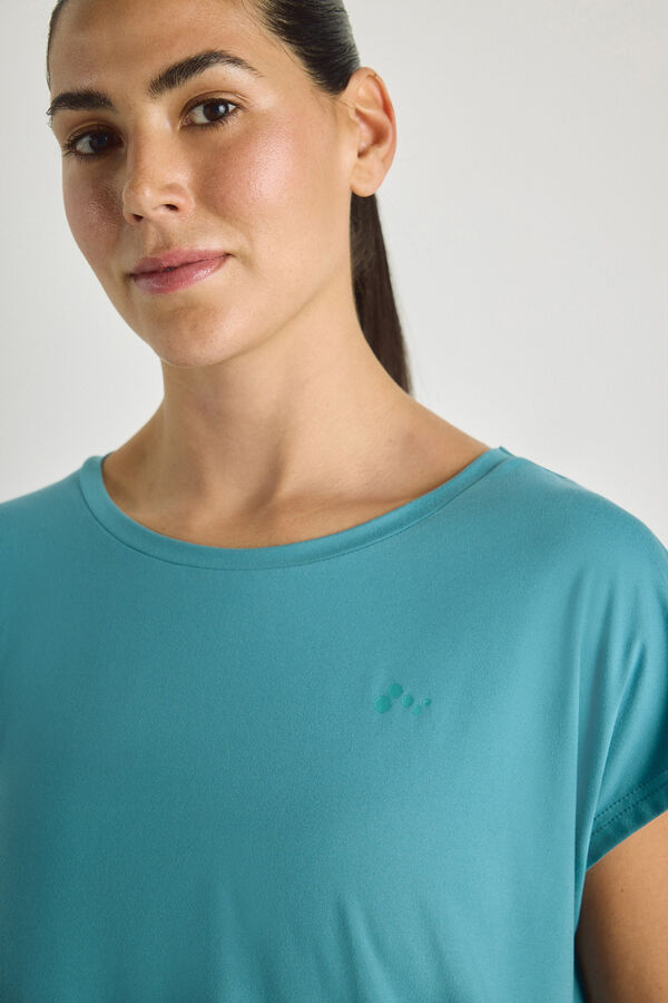 Only Play Soft touch short sleeve T-shirt blue