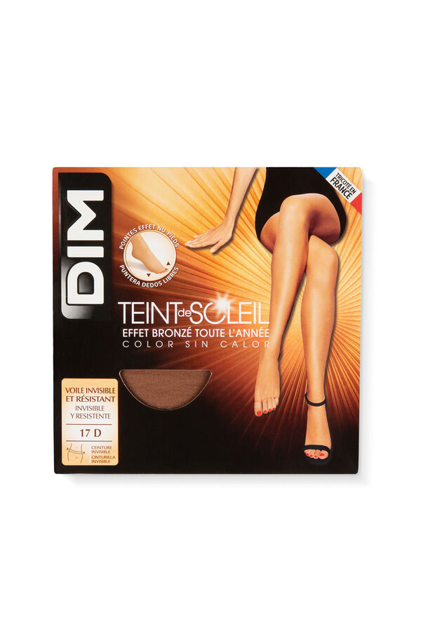 Womensecret Teint de Soleil 15 denier toeless summer tights  nude