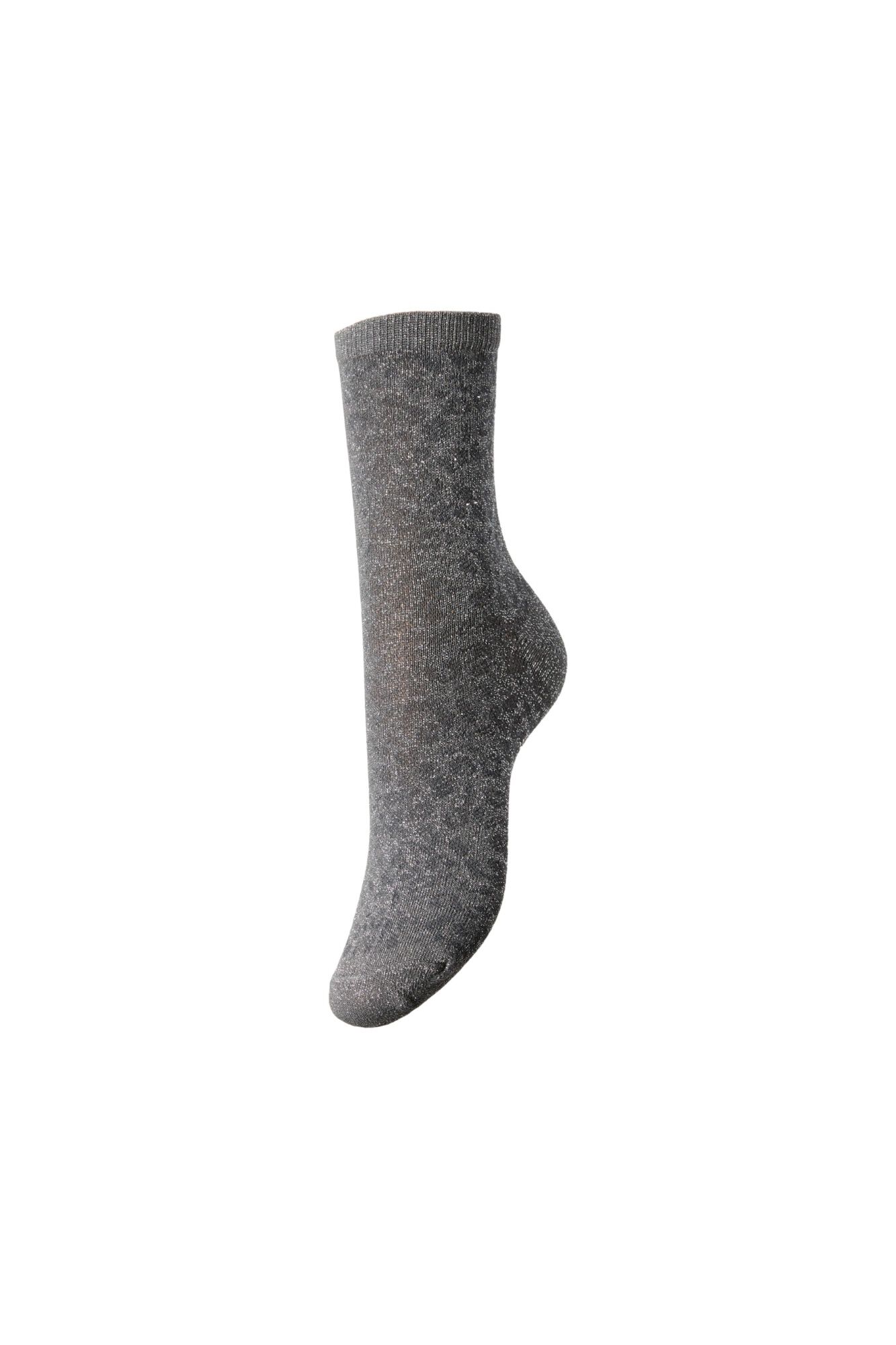 Pieces Socken mit Animal-Print und Lurex
