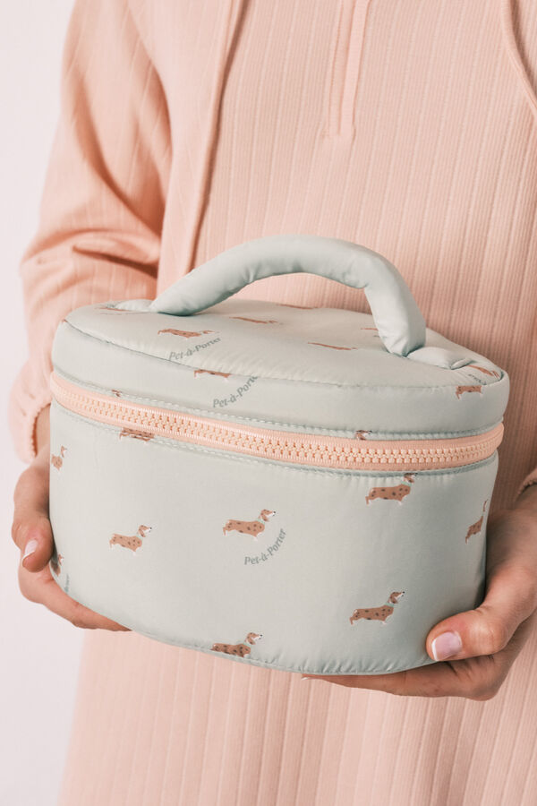 Women'secret Zeleni srednji neseser sa printom kuca Zelena