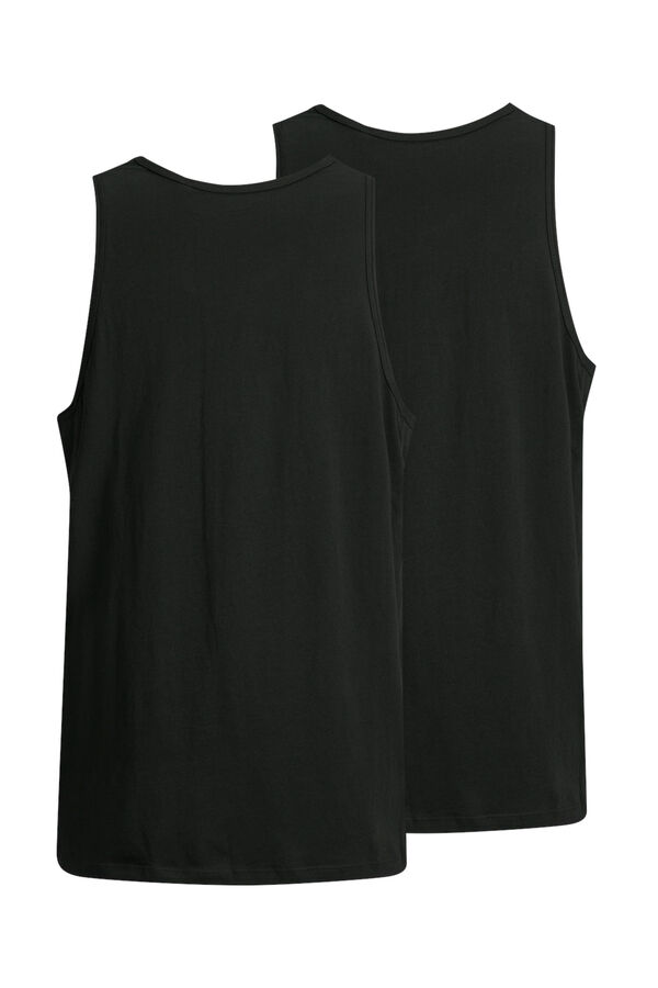 Jack & Jones Pack of 2 sleeves t-shirts black