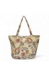 De La Mur Gro&szlig;e Tasche mit Rei&szlig;verschluss in Farbe mit Print