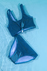 Name it Bikini &agrave; n&oelig;ud brillant pour fille bleu