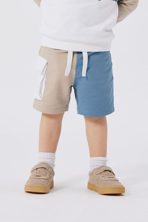 Womensecret Boy's Bermuda shorts with side pockets bleu