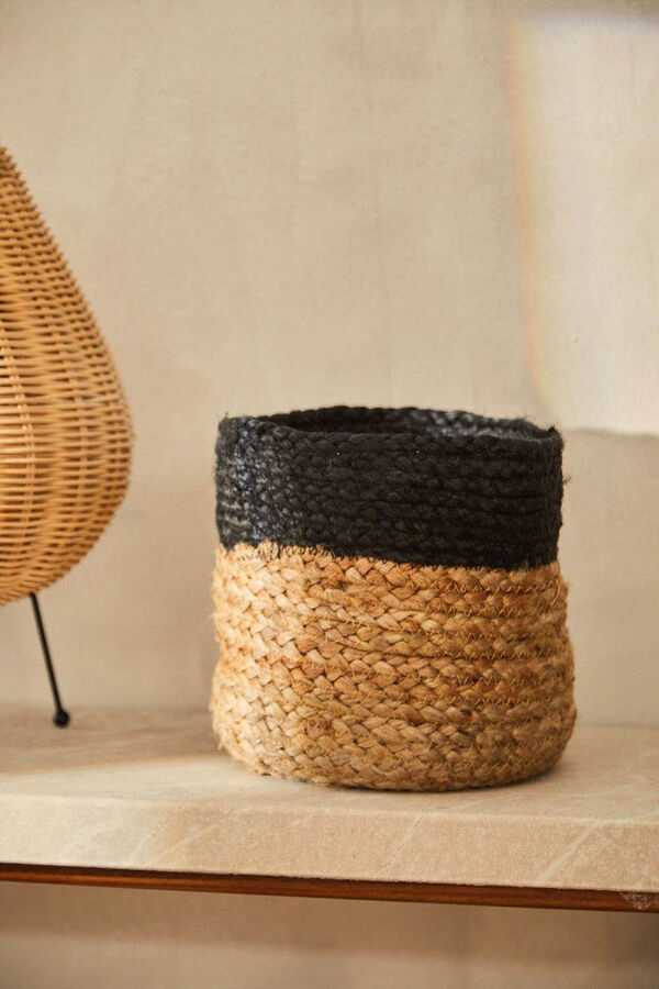 Calma House Ural schwarzer Jute Schwarz