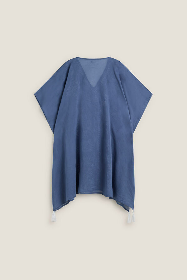 Womensecret Túnica algodón detalle bordado blue