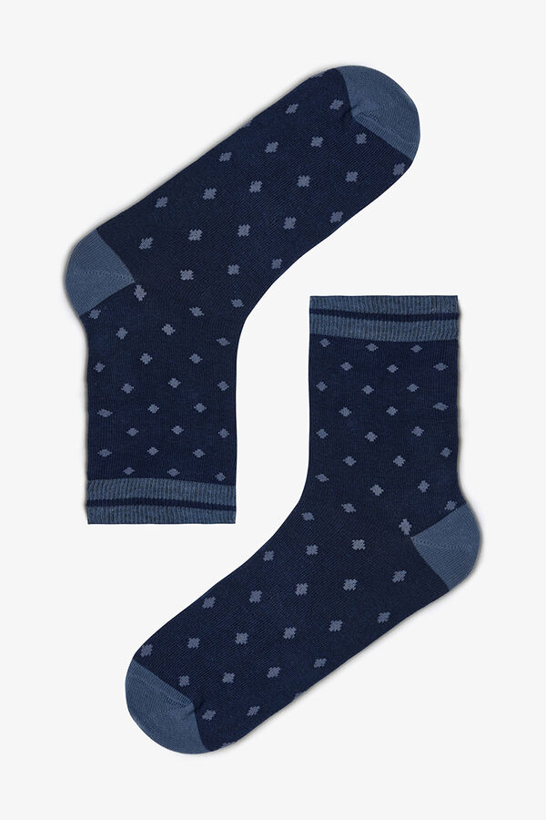 Penti Men's Polka Dot Patterned 5-Pack Socket Socks printed