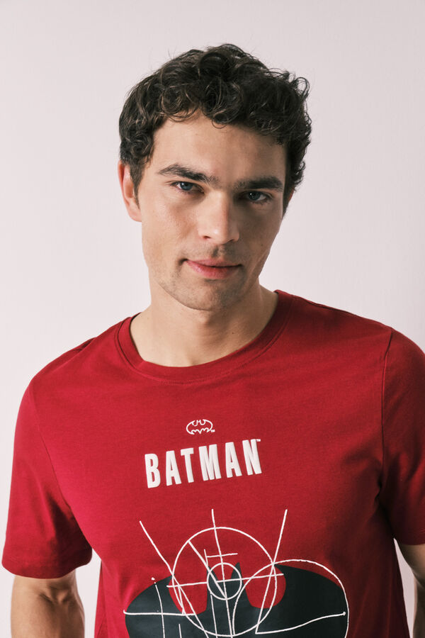 Women'secret Red cotton short men's pyjamas Batman red