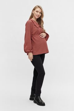 Womensecret Maternity long-sleeved shirt rózsaszín
