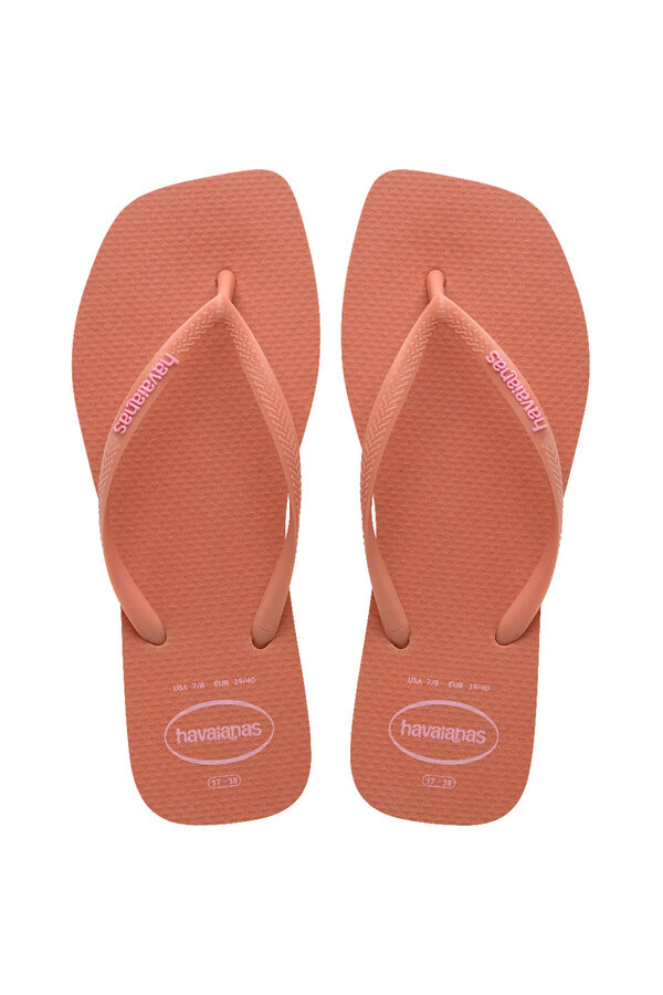 Havaianas Hav. sandals Slim Square Logo Pop Up Pink pink